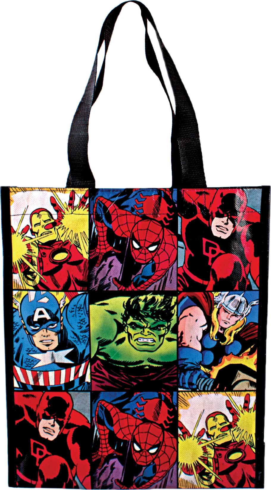 Marvel Comics Grid Tote Clip Art