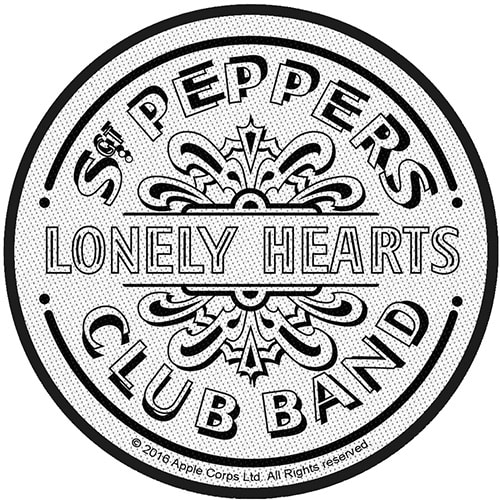 The Beatles - Sgt. Pepper's Drum Patch (B&W)