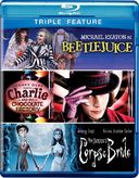 Beetlejuice / Charlie and the Chocolate Factory / Tim Burton's Corpse Bride (Blu-ray)