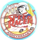 Speed Racer - 40th Anniversary - Round Magnet