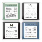 Monopoly - Set of 4 Ceramic Coasters