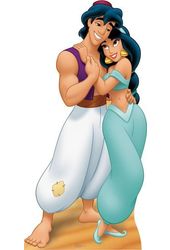 Disney - Aladdin & Jasmine - Cardboard Cutout