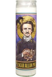 Edgar Allan Poe - Secular Saint Candle
