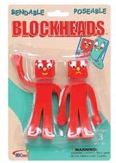 Gumby - Blockheads - Bendable 5" Action Figures