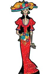 Day of the Dead - Muchacha Cardboard Standup
