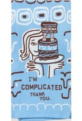I'm Complicated Thank You - Printed Dish Towel