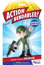 Soldier - 4" Action Bendable Figure
