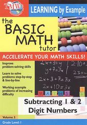 The Basic Math Tutor: Subtracting 1 & 2 Digit