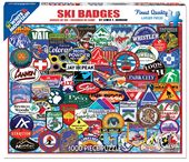 Ski Badges Puzzle (1000 Piece)