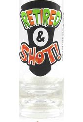 Over The Hill - Retired - Shooter Shot Glass