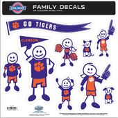 Football - NCAA - Clemson Tigers Family Decal Set