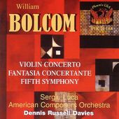 Bolcom: Violin Concerto / Fantasia Concertante /