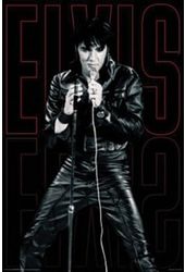 Elvis Presley - Black - Poster