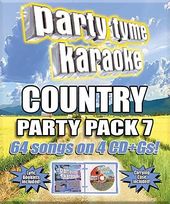 Party Tyme Karaoke - Country Party Pack 7 (4-CD)
