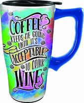 Coffee Until Wine - Travel Mug