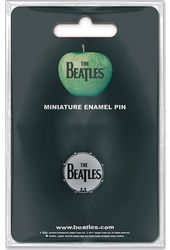 The Beatles - Mini Pin Badge - Drumhead Logo