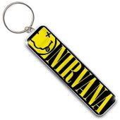 Nirvana - Smiley & Logo Keychain