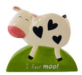 I Love Moo! - Earthenware Cow Bank