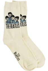 The Beatles - Cartoon Group Pose (Cream) Men's