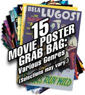 15 Movie Poster Grab Bag (Small): Various Genres