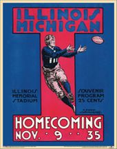 College Football - Illinois vs Michigan - 1935