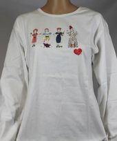 I Love Lucy - Stick Figures - Long Sleeve T-Shirt