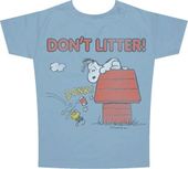 Peanuts - Snoopy Don't Litter - T-Shirt