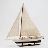 Skipjack Painted (L80) Model Sail Boat