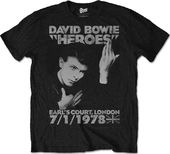 David Bowie - Heroes Live at Earl's Court T-shirt