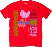 Woodstock - Classic Poster T-Shirt (Red Edition)