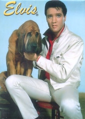 Elvis Presley - With Hound Dog - Magnet