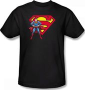 DC Comics - Superman - Standing with Logo T-Shirt