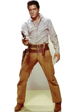 Elvis Presley - Gunfighter - Life Size Cardboard