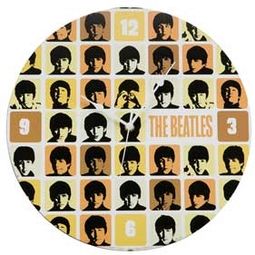 The Beatles - 13.5" Cordless Wood Wall Clock