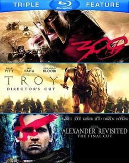 300 / Troy / Alexander Revisited (Blu-ray)
