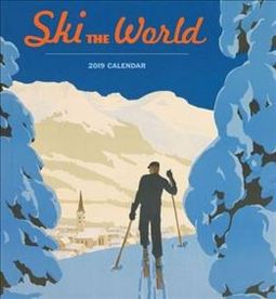 Ski the World - 2019 - Wall Calendar