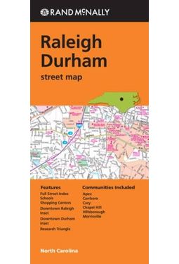 Rand Mcnally Raleigh Durham Street Map
