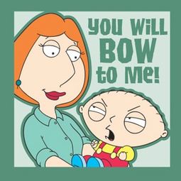 Family Guy - You Will Bow To Me - Square Button