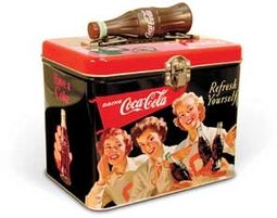 Coca-Cola - 3 Girls: Train Case with Bottle Handle