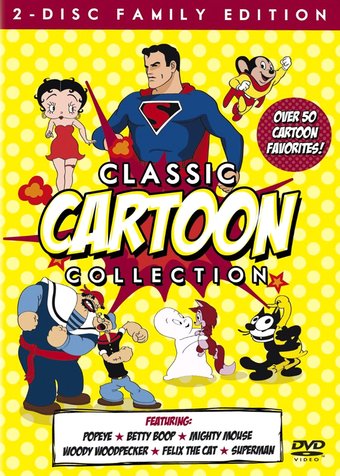 Classic Cartoons Collection: 50 Favorites (2-DVD)