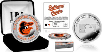 Baltimore Orioles  Silver Color Coin
