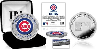 Chicago Cubs Silver Color Coin