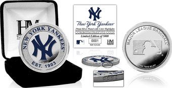 New York Yankees Silver Color Coin
