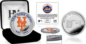New York Mets Silver Color Coin