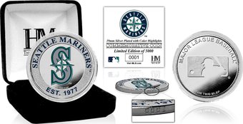 Seattle Mariners Silver Color Coin