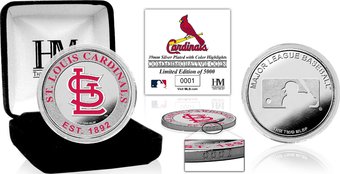 St. Louis Cardinals Silver Color Coin