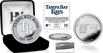 Tampa Bay Rays Silver Color Coin