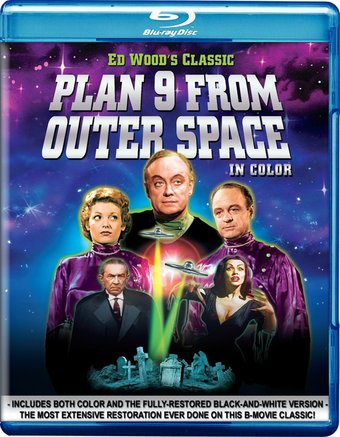 Plan 9 from Outer Space (Blu-ray, Color, Black &