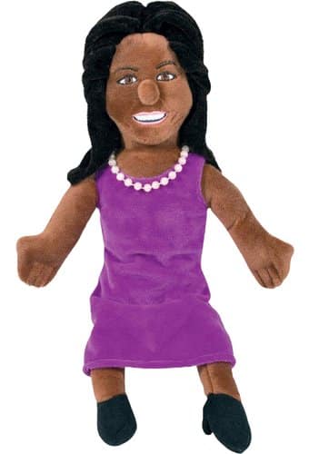 Michelle Obama - Little Thinker - 11" Plush Doll