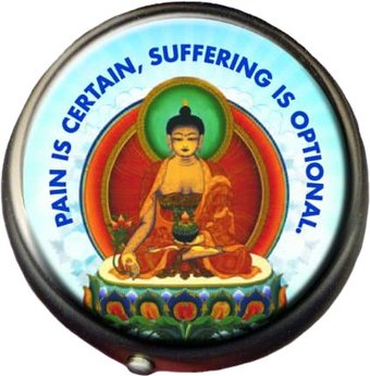 Buddha Pill Box - Compact or 2 Compartment Medicine Case Buddha Pill Box - Compact or 2 Compartment